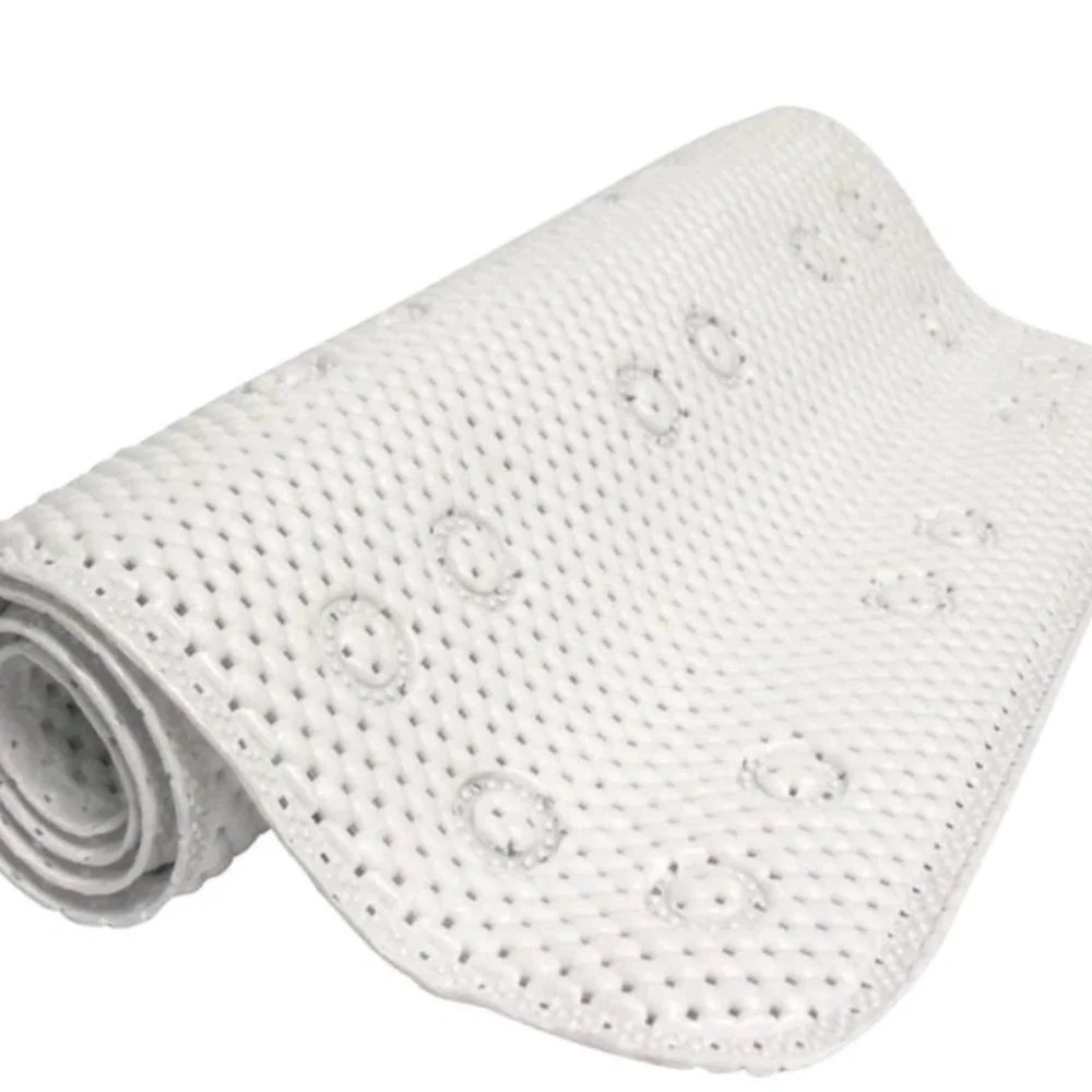 Comfort Bay White Waffle Cushion Tub Mat